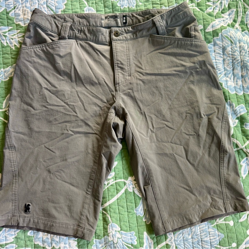 Chrome Industries - Union Men's Gray Athletic Shorts